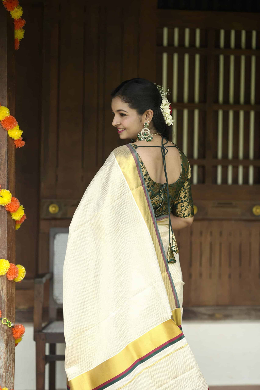 Premium Kerala Kasavu Saree