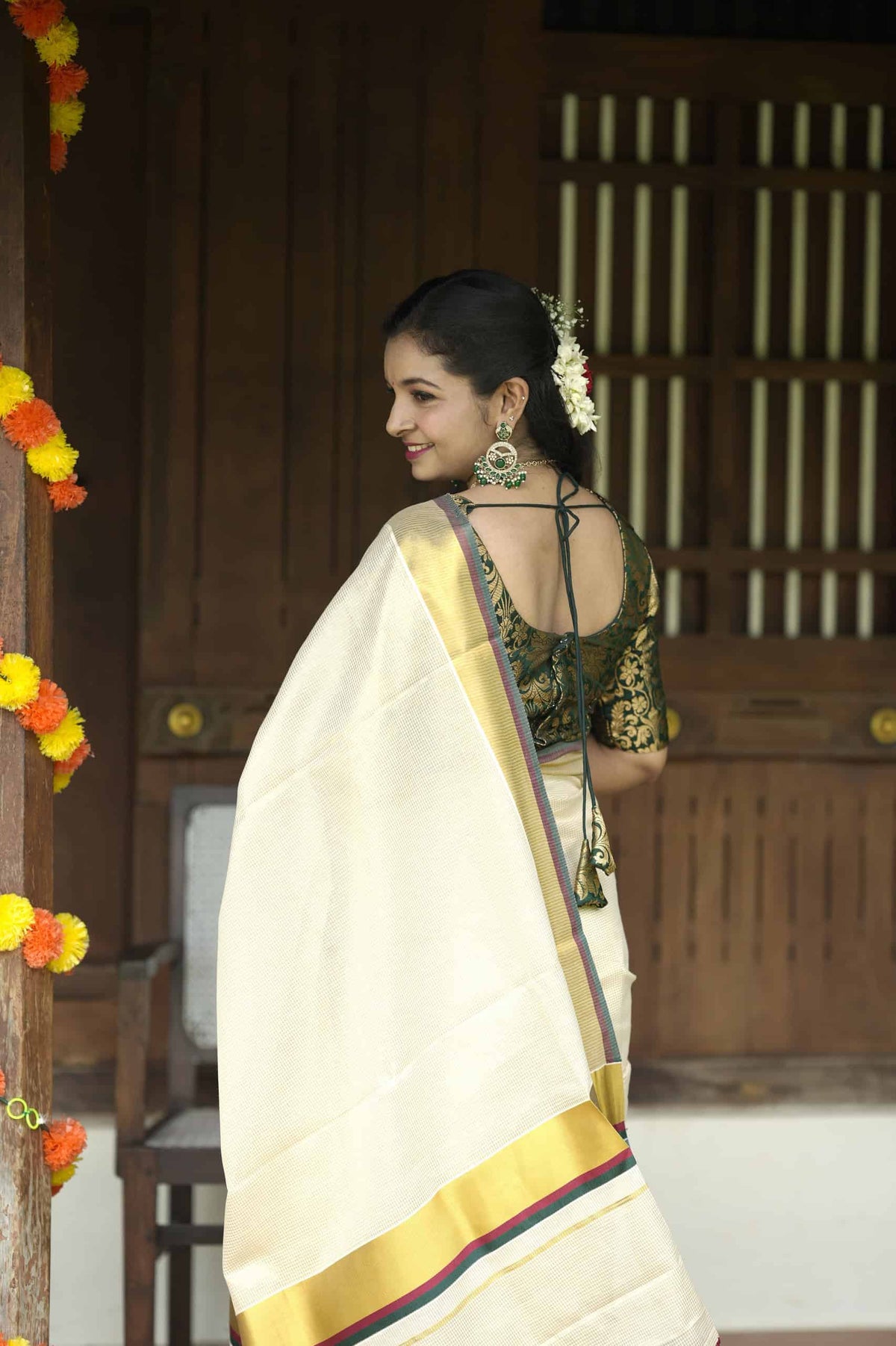Premium Kerala Kasavu Saree