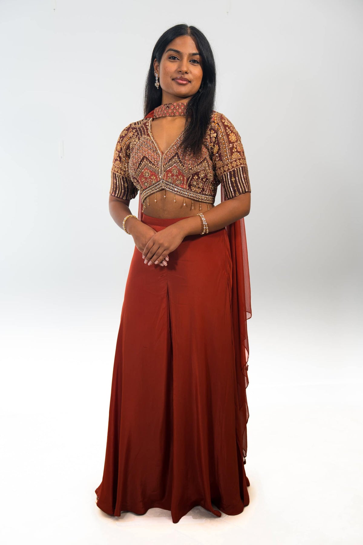 Rust Designer Co-ord Set