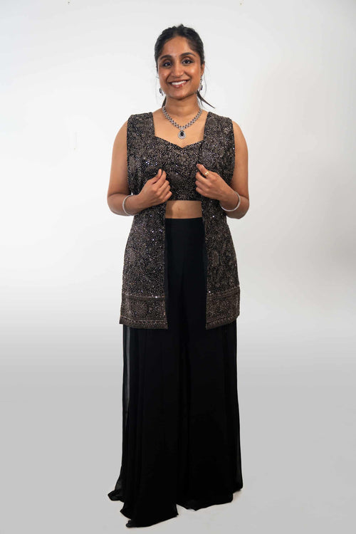 Black Jacket Co-ord set
