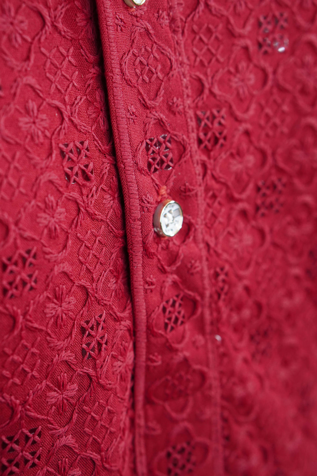Bold Red Kurta – photo 2