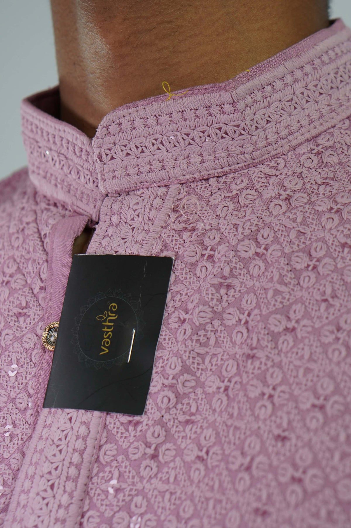 Soft Pink Kurta Pajama – photo 2