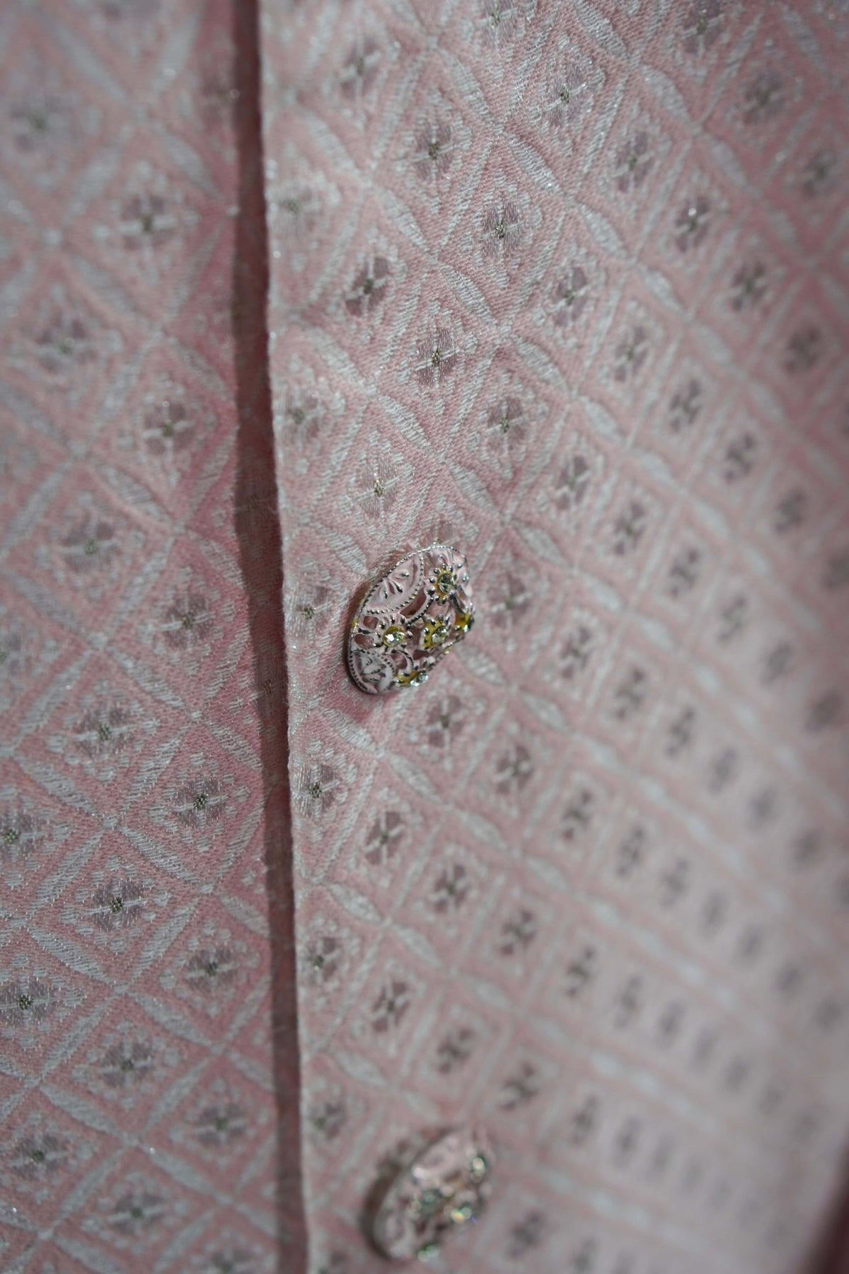 Royal Blush Pink Sherwani Set – photo 2