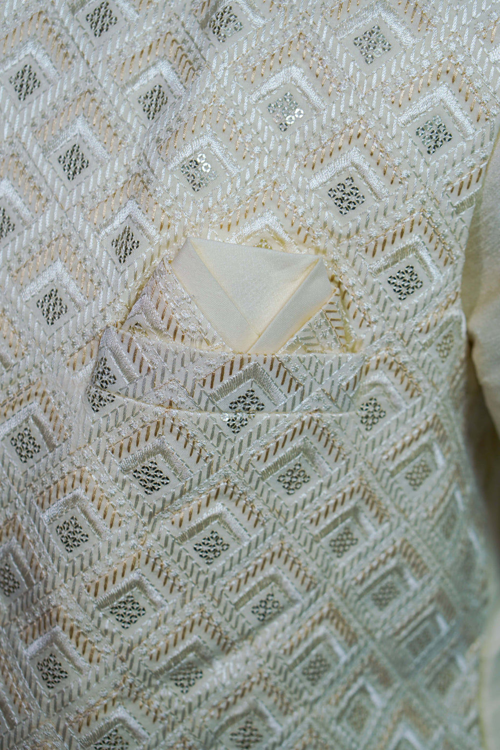 Elegant Ivory Sherwani Set – photo 2