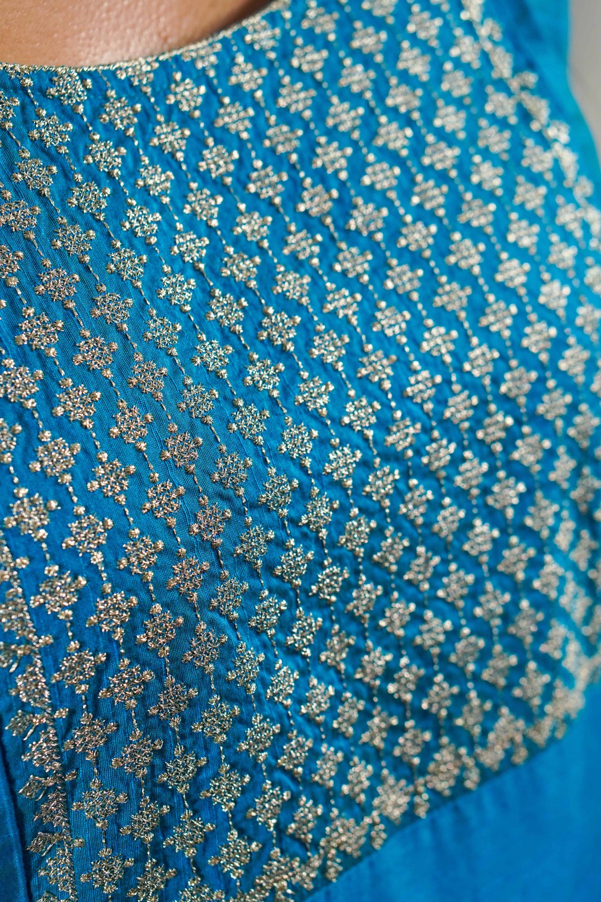 Azure Elegant Blue Kurti – photo 2