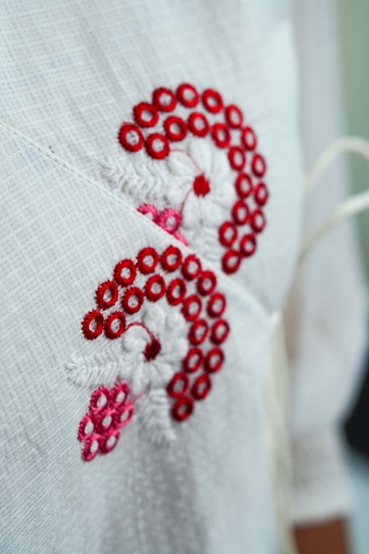 Elegant White A-Line Kurti – photo 3