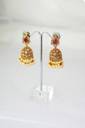 Royal Ruby Jhumkas – photo 1