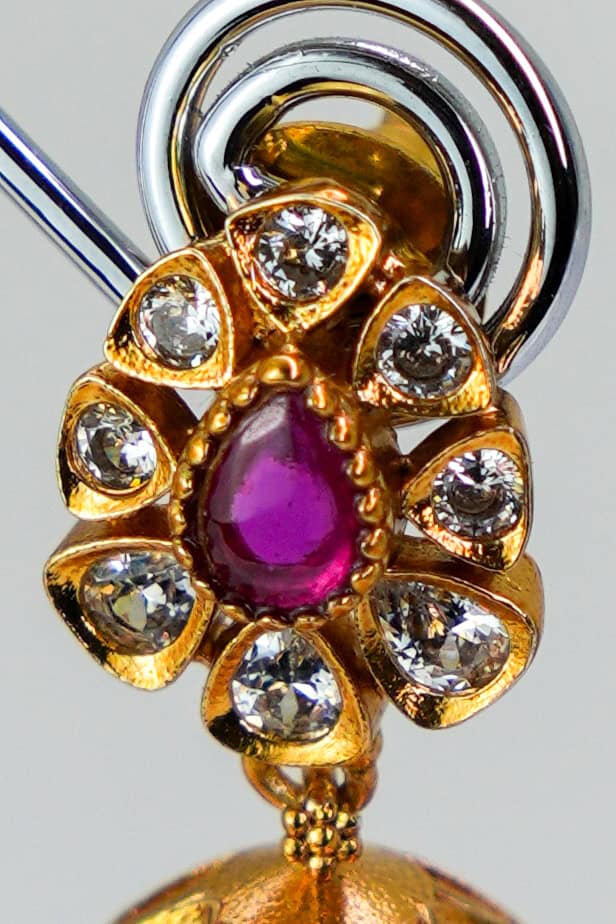 Royal Ruby Jhumkas – photo 3
