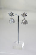 Crystal Bloom Jhumka – photo 1