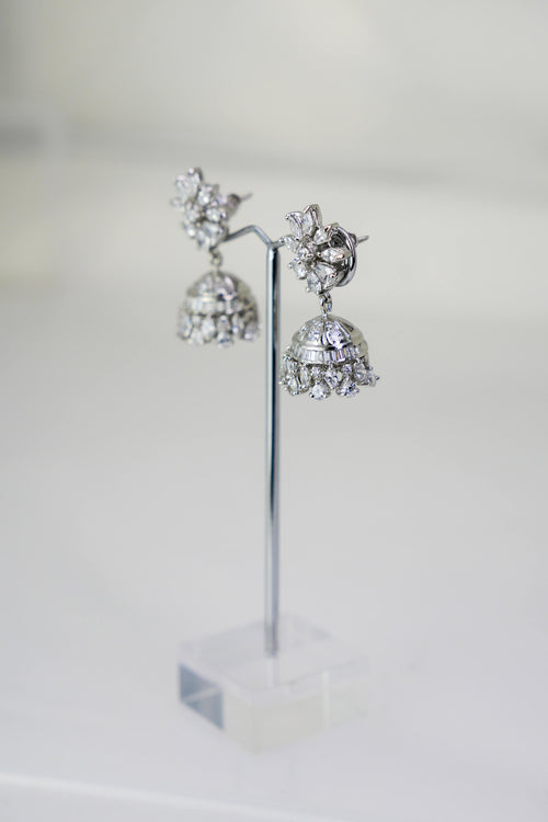 Crystal Bloom Jhumka – photo 2
