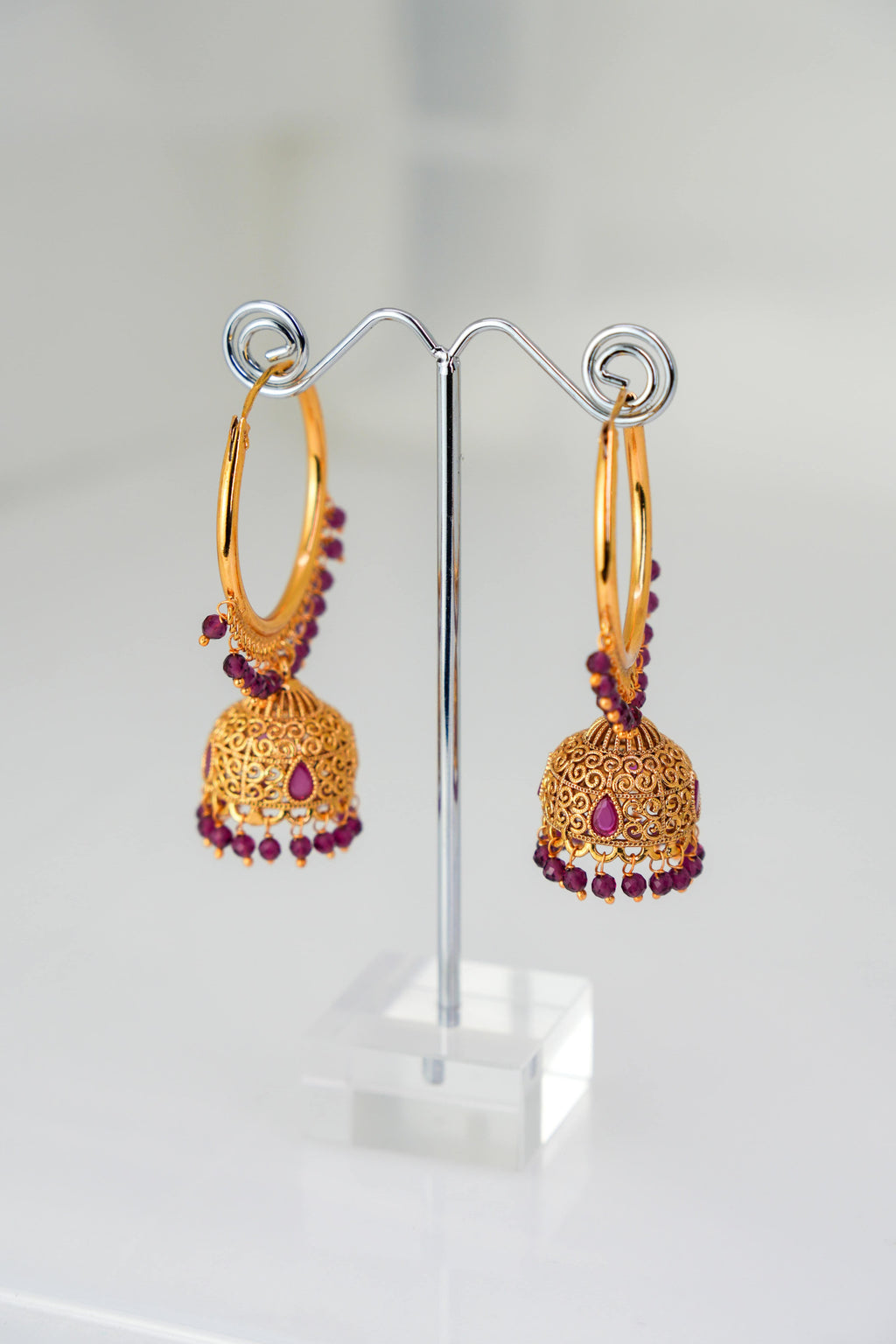 Ruby Hoop Jhumka – photo 1