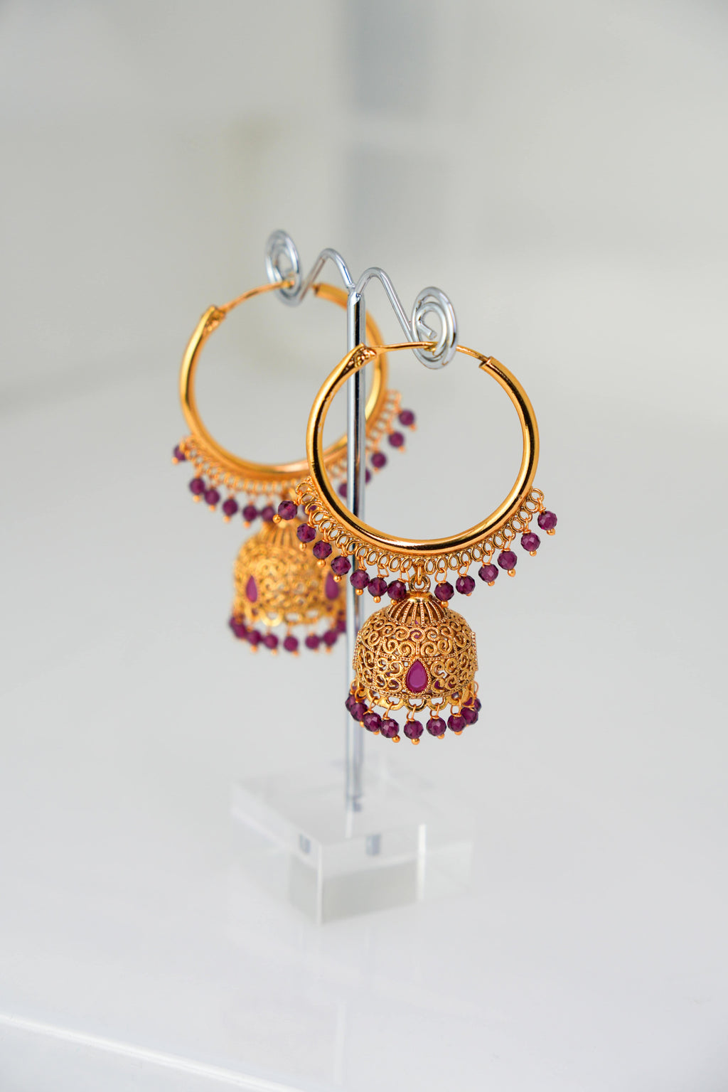 Ruby Hoop Jhumka – photo 2