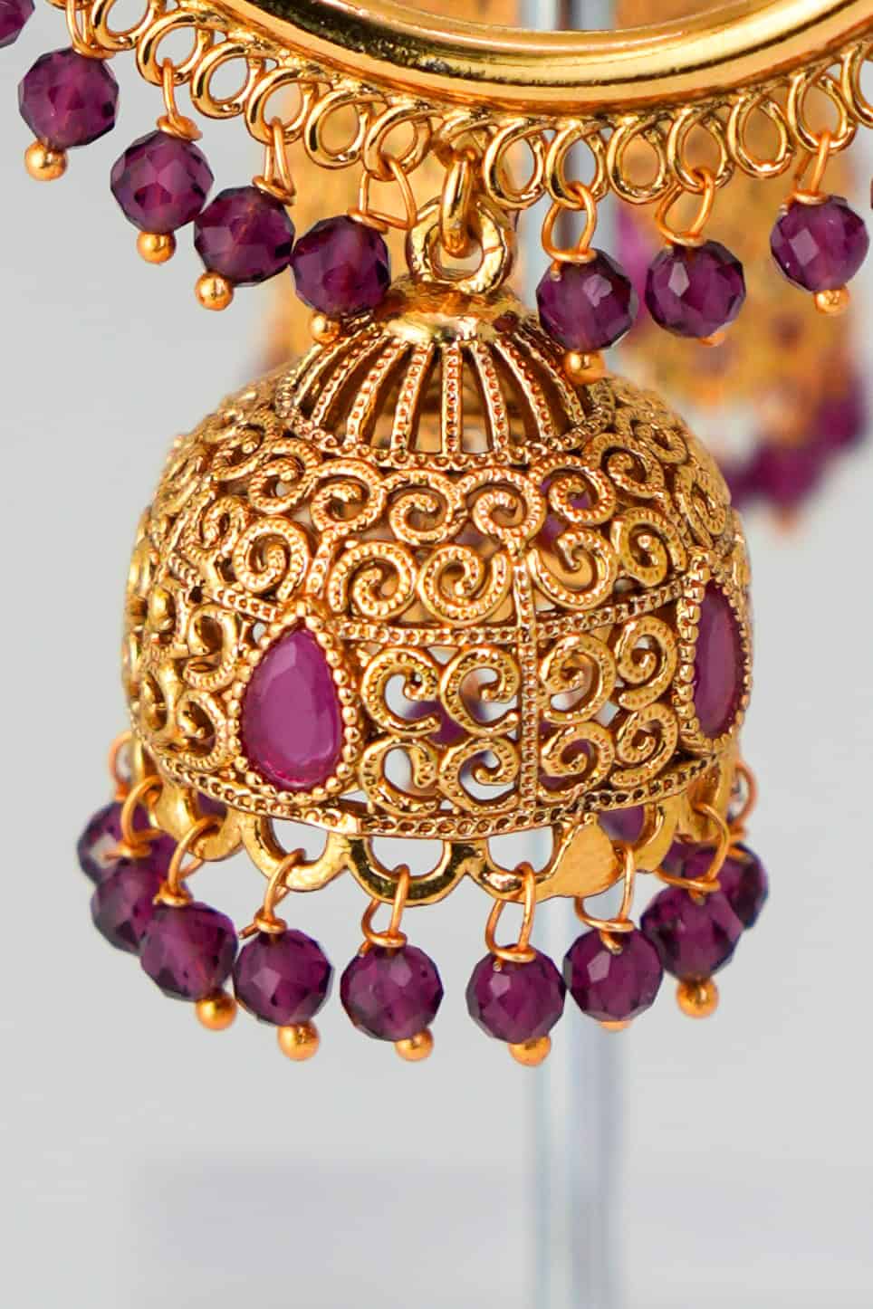 Ruby Hoop Jhumka – photo 4