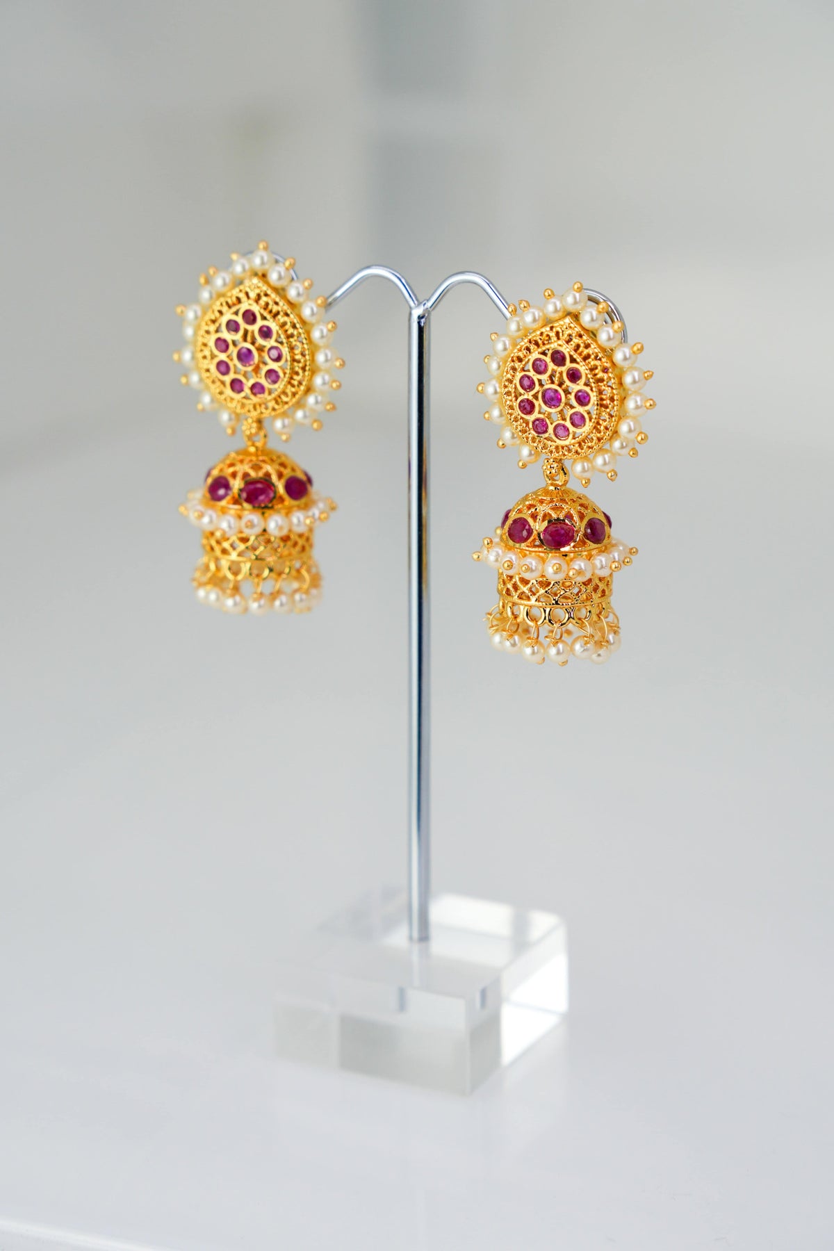 Temple Treasure Jhumka – photo 1