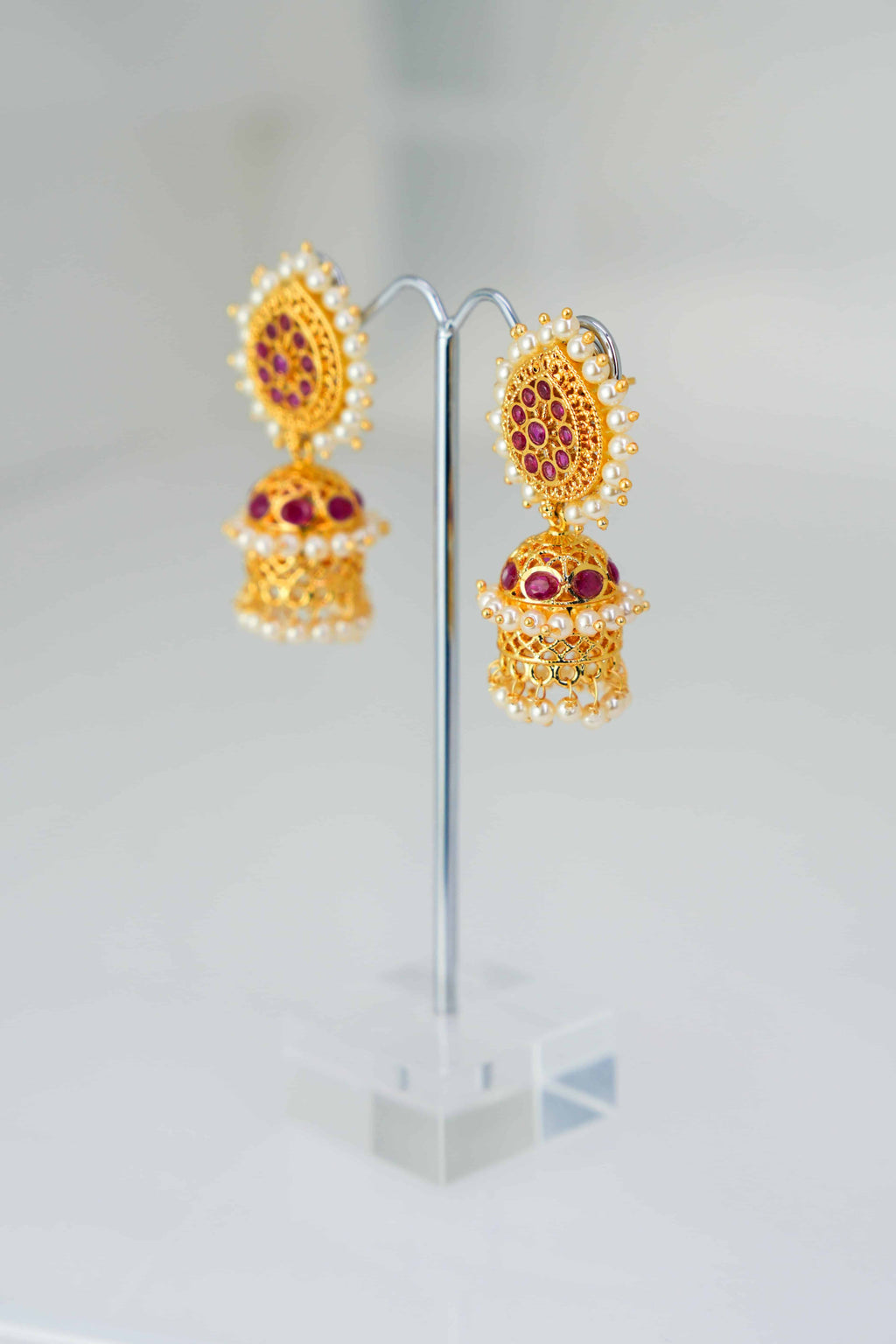 Temple Treasure Jhumka – photo 2