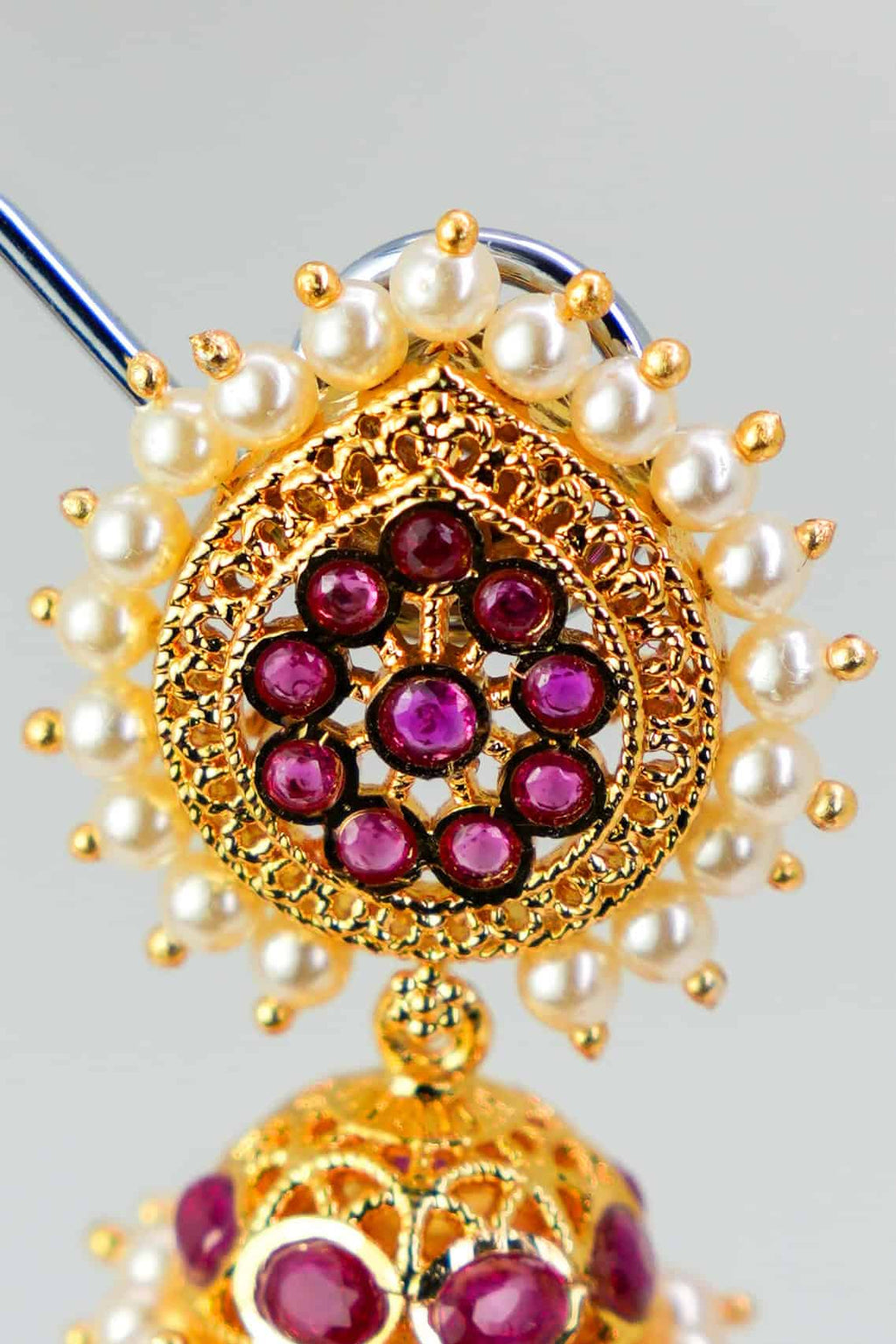 Temple Treasure Jhumka – photo 3