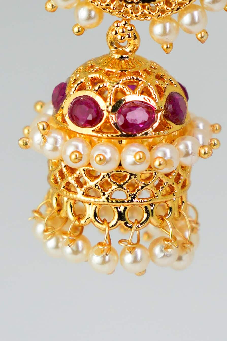 Temple Treasure Jhumka – photo 4