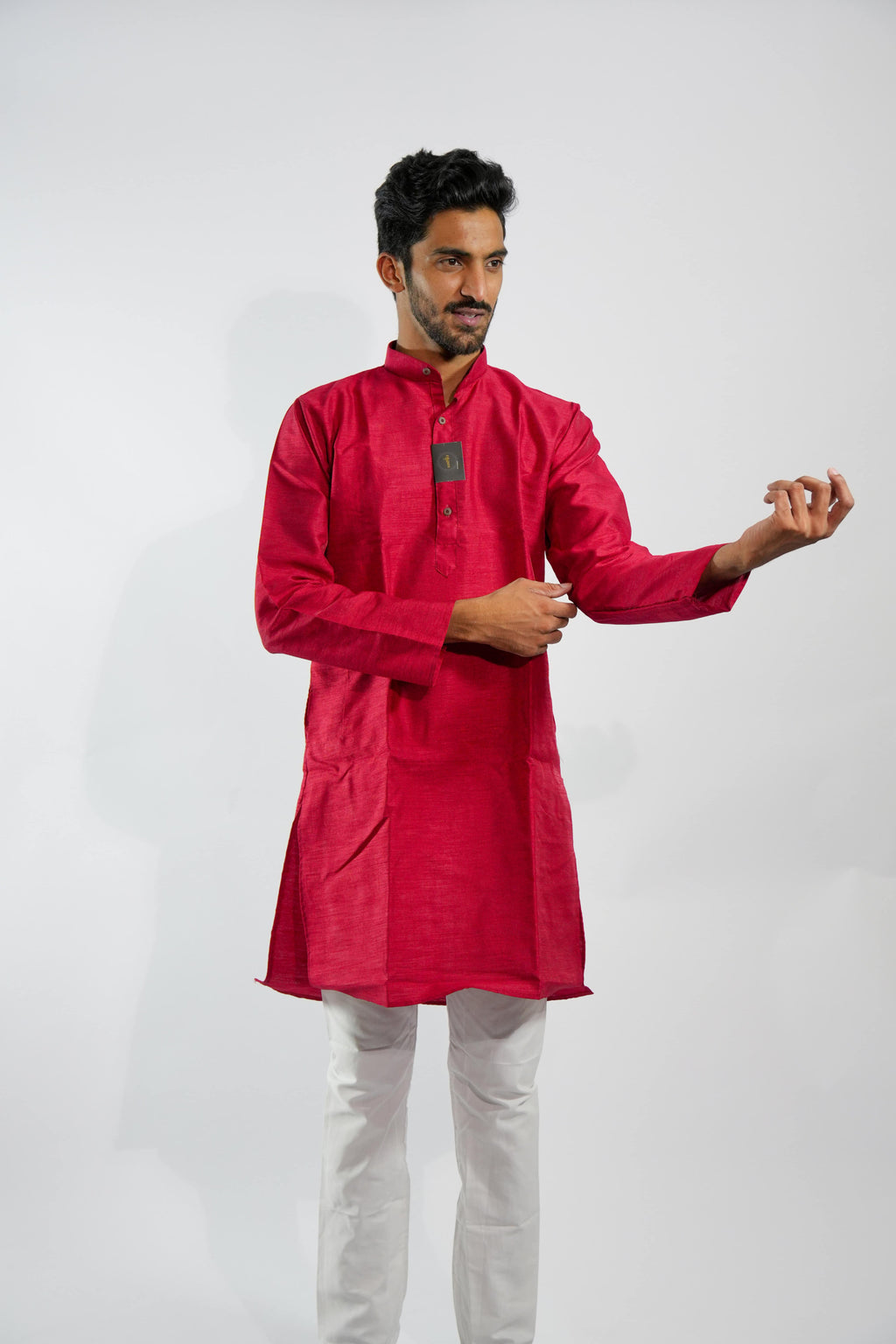 Rich Red Kurta – photo 1