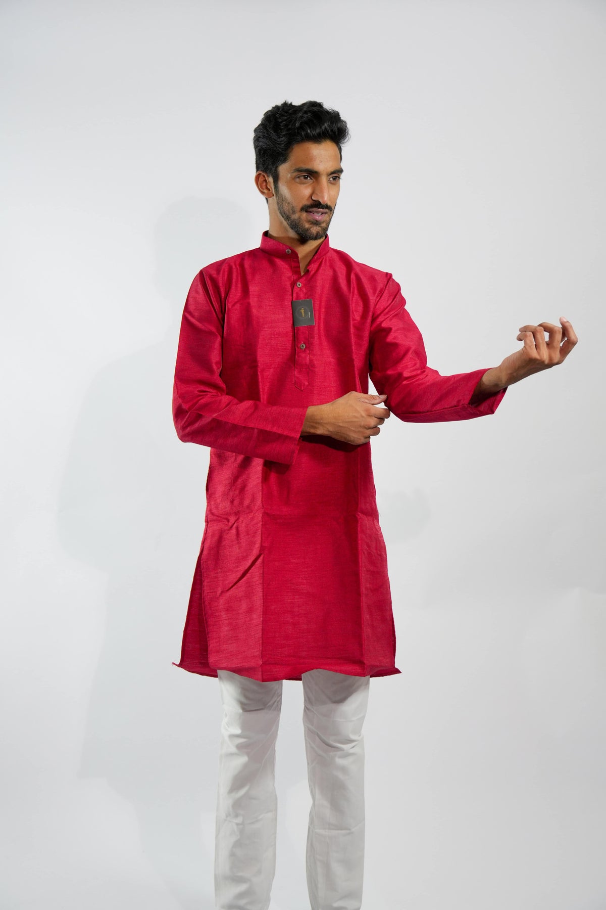 Rich Red Kurta – photo 1
