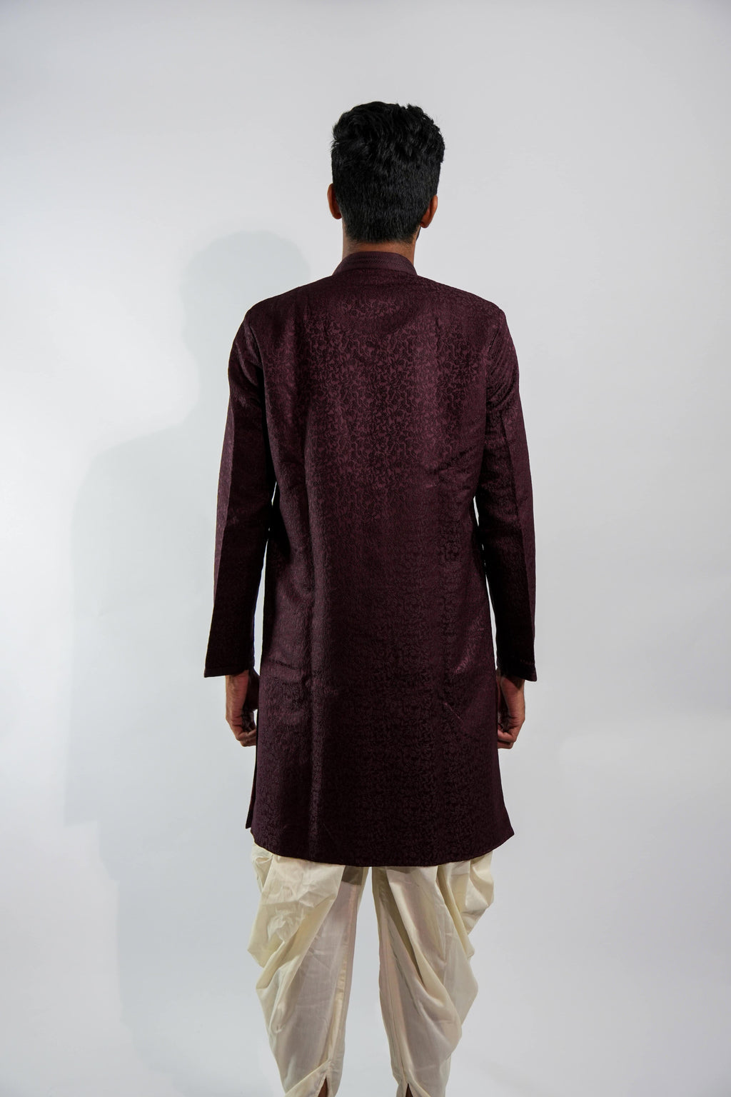 Imperial Burgundy Sherwani Set – photo 4