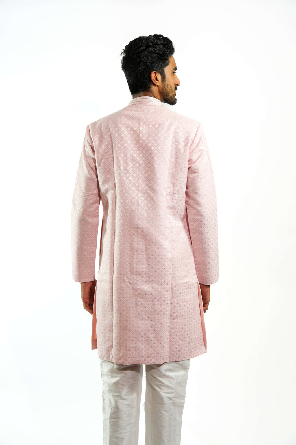 Royal Blush Pink Sherwani Set – photo 4