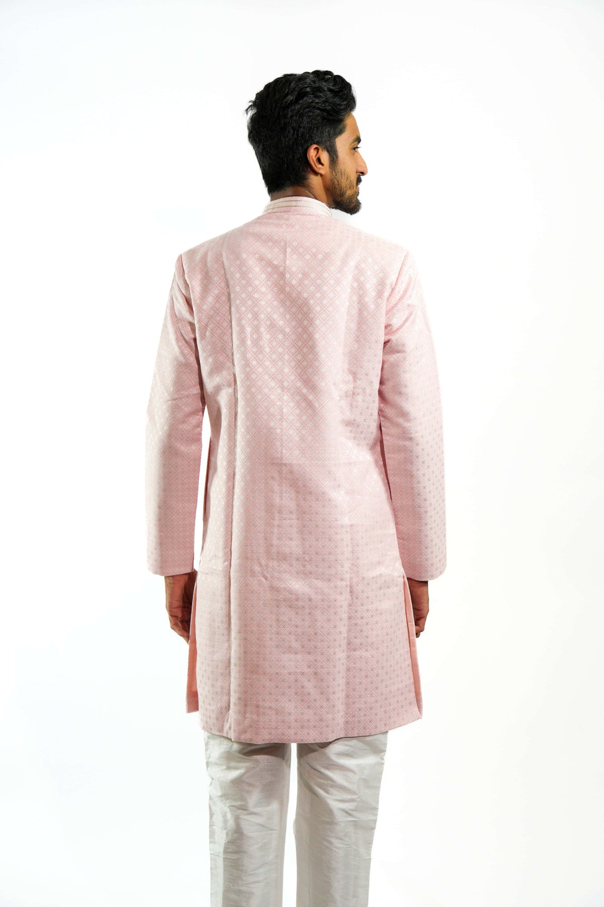 Royal Blush Pink Sherwani Set – photo 4