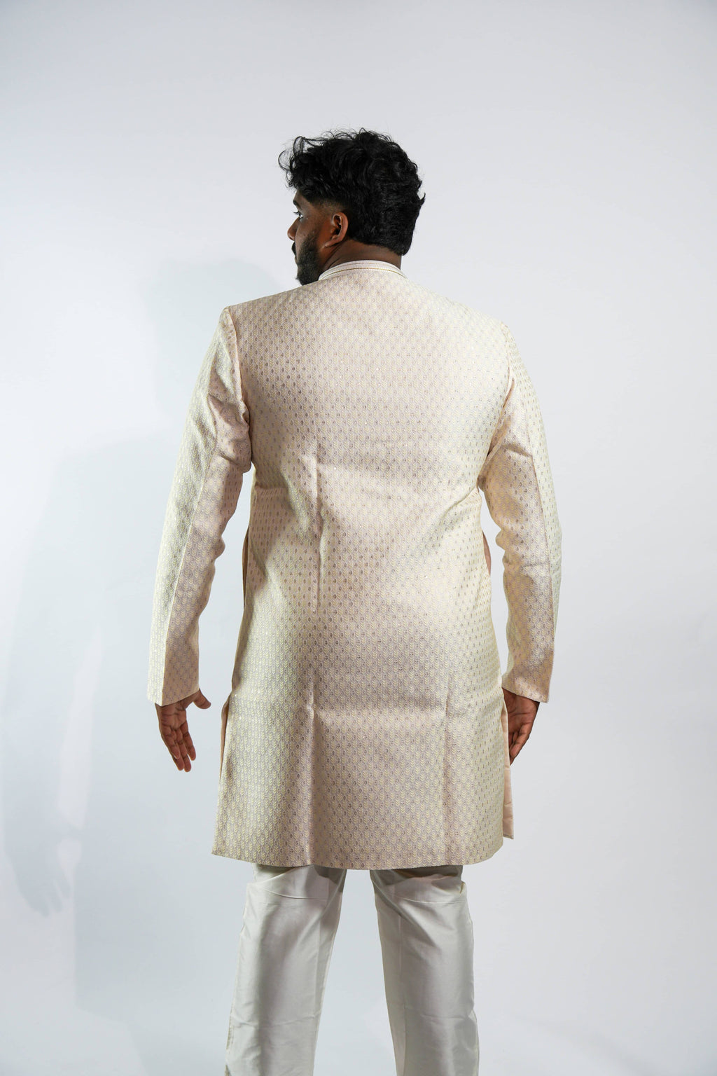 Royal Warm White Sherwani Set – photo 4