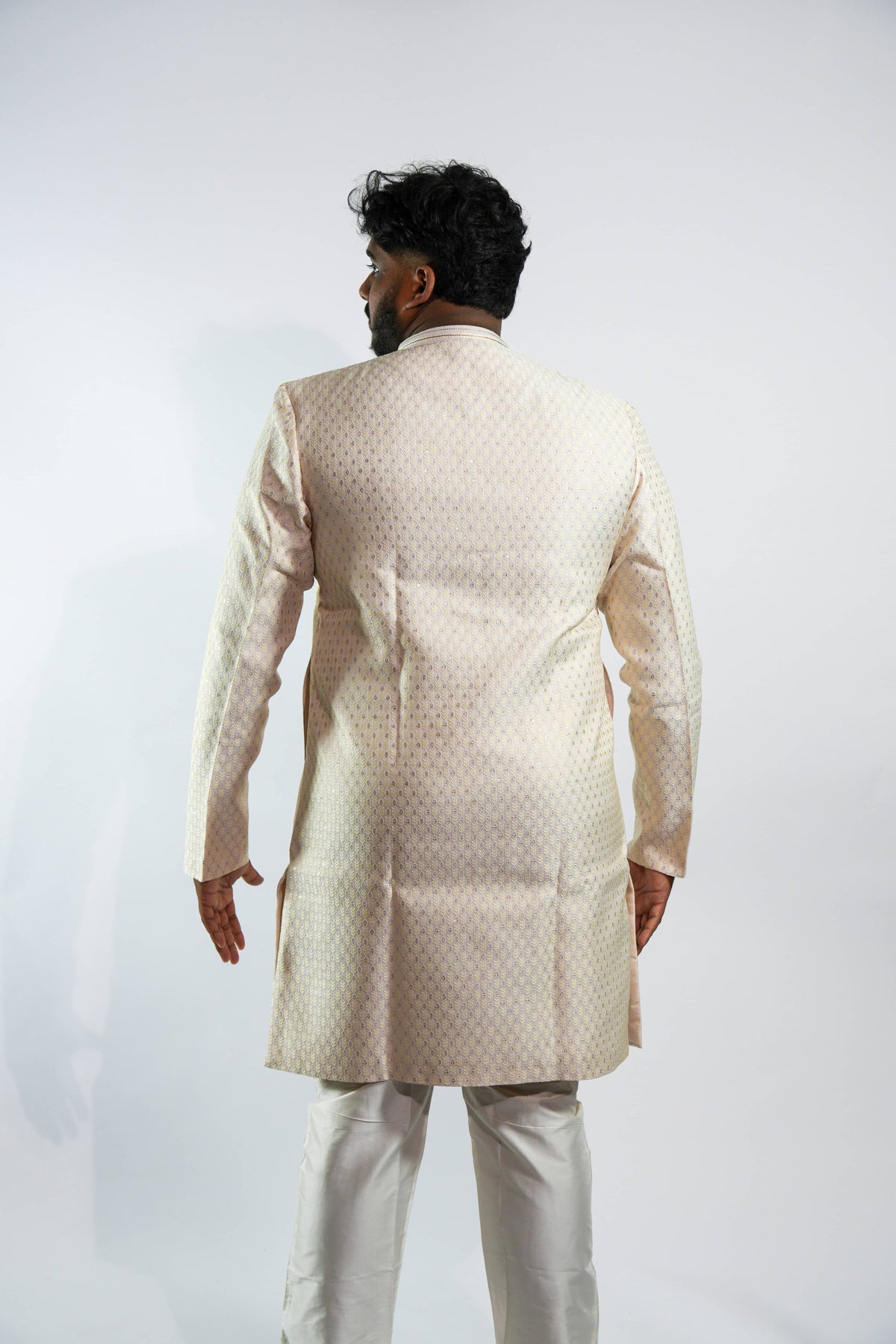 Royal Warm White Sherwani Set – photo 4