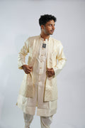 Elegant Ivory Sherwani Set – photo 1