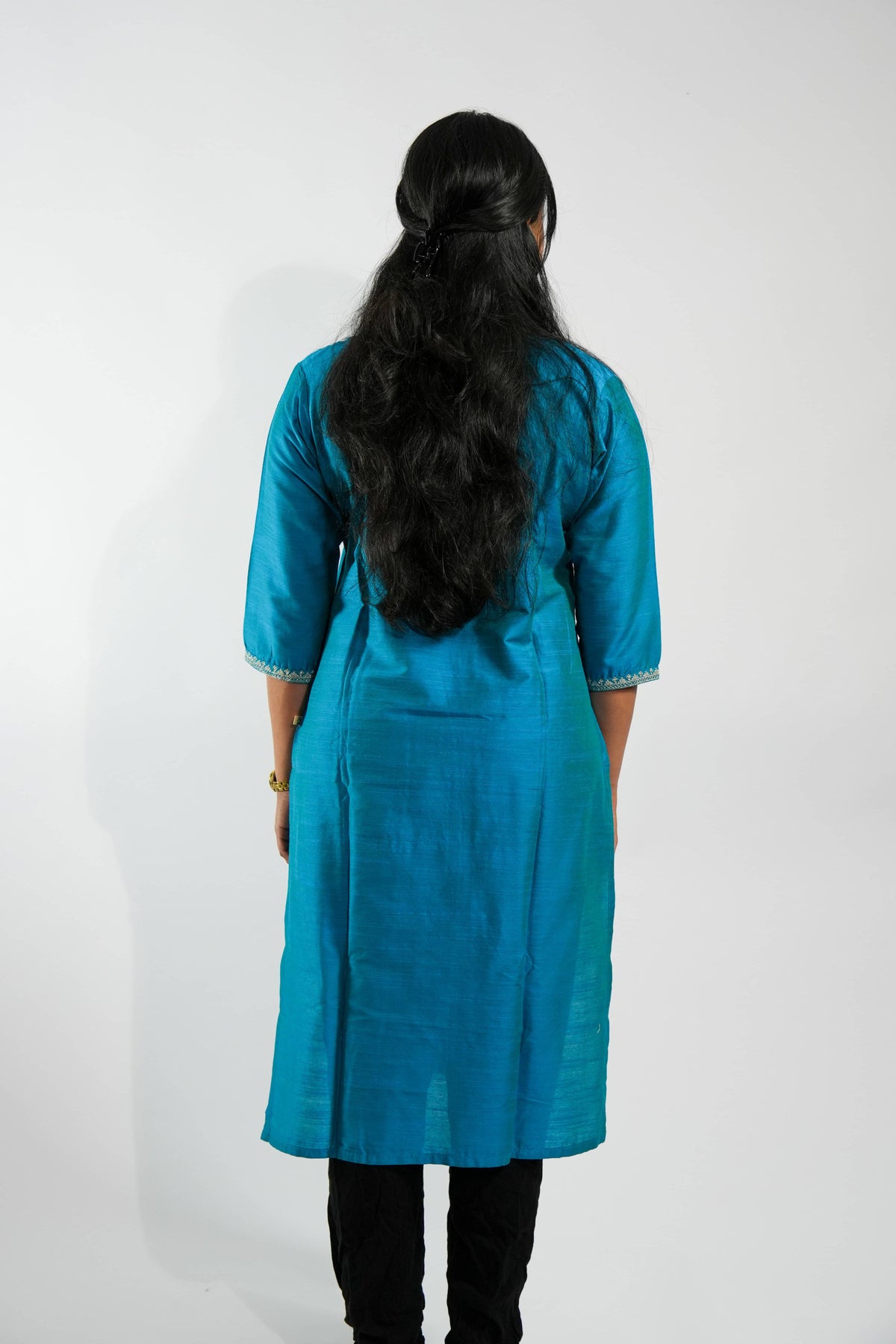 Azure Elegant Blue Kurti – photo 4