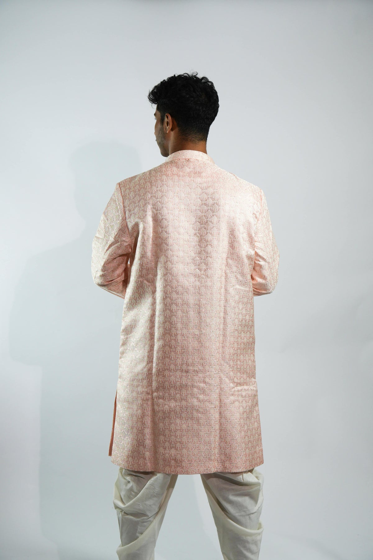 Exquisite Soft Pink Sherwani Set – photo 2