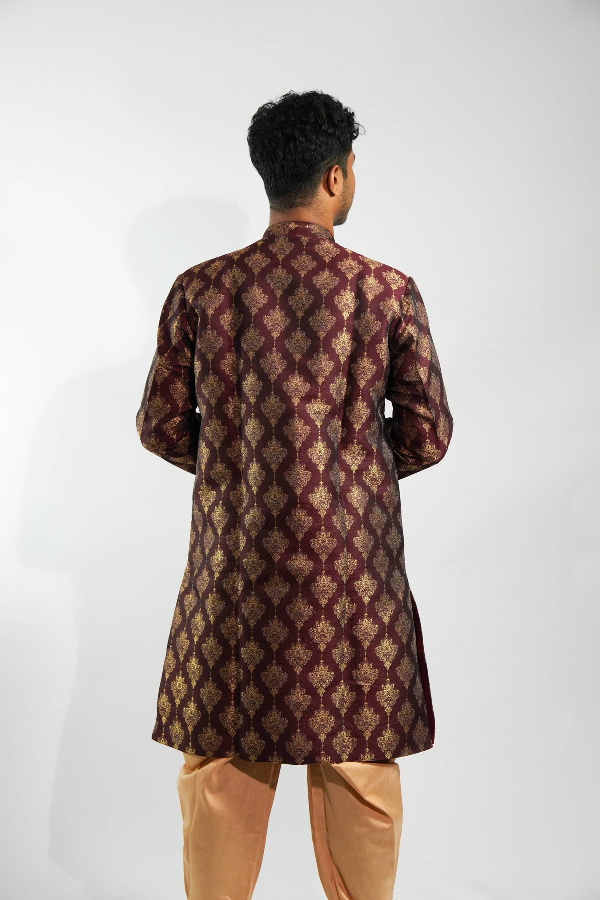Deep Maroon Sherwani Set – photo 2