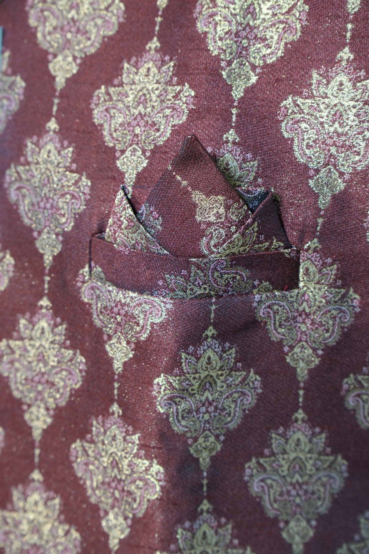 Deep Maroon Sherwani Set – photo 4