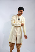 Dashing Cream Sherwani Set – photo 1