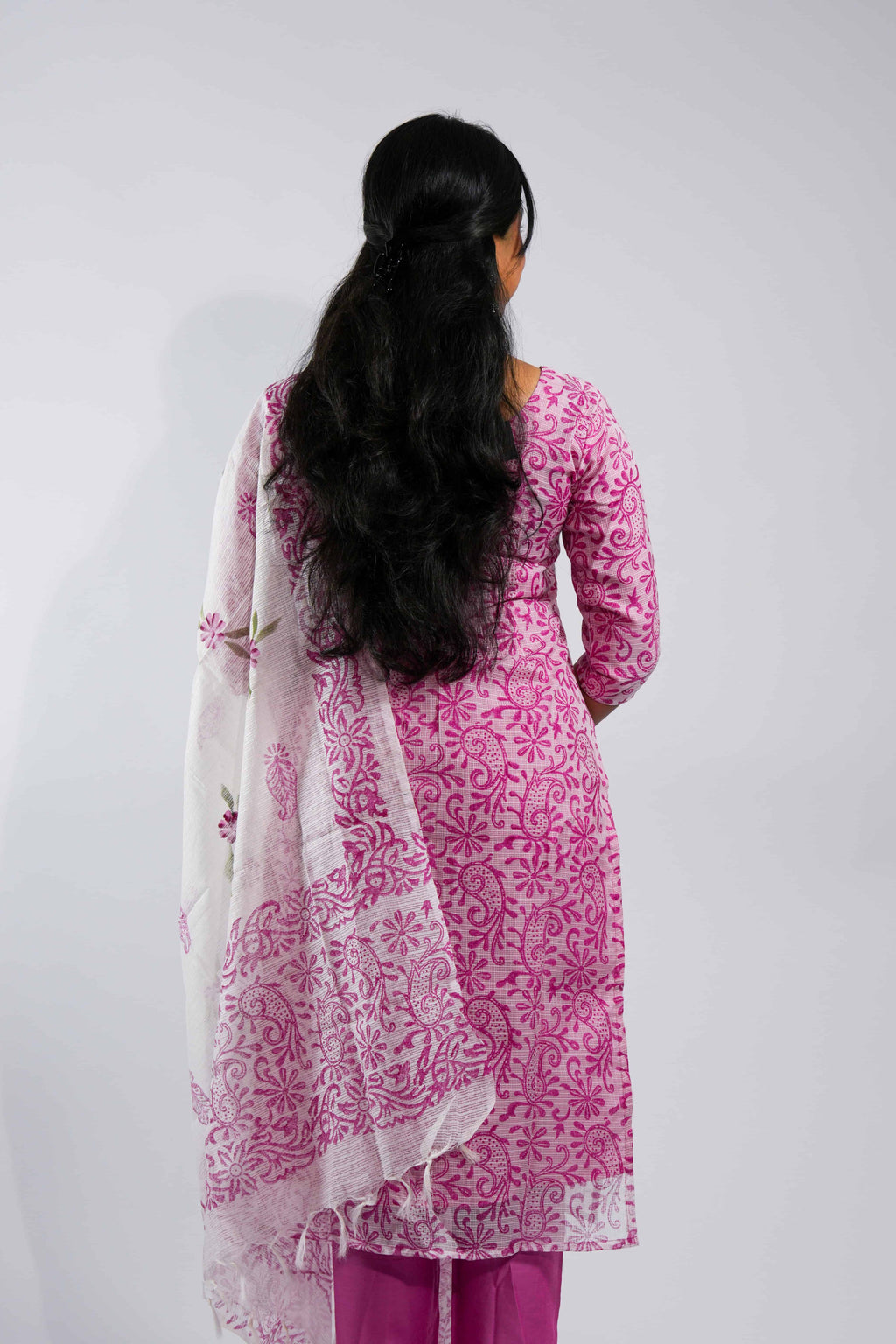 Aurora Floral Pink Salwar Suit – photo 4